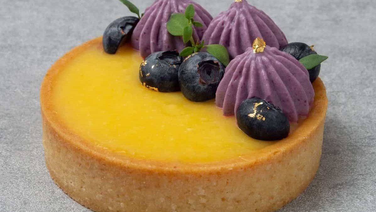 Tarte au Citron et Myrtilles.