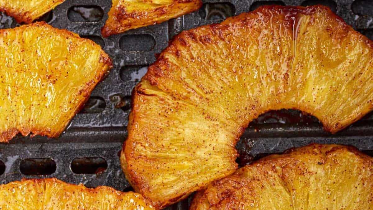 Ananas caramélisé.