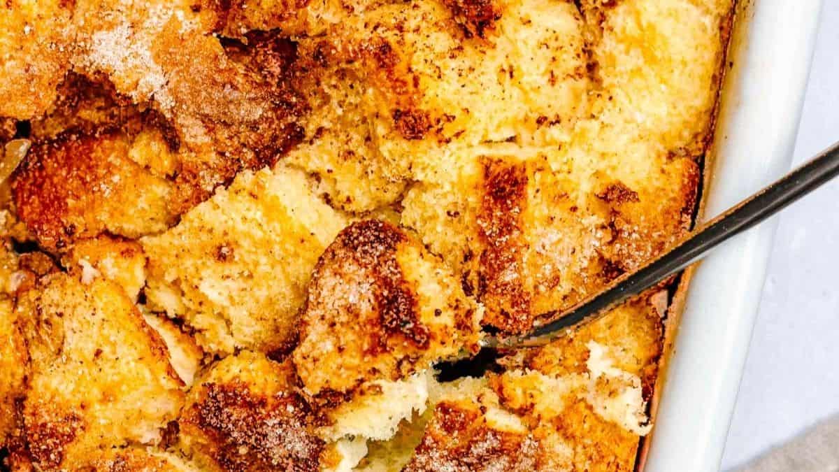 Casserole de Pain Perdu à la Brioche.