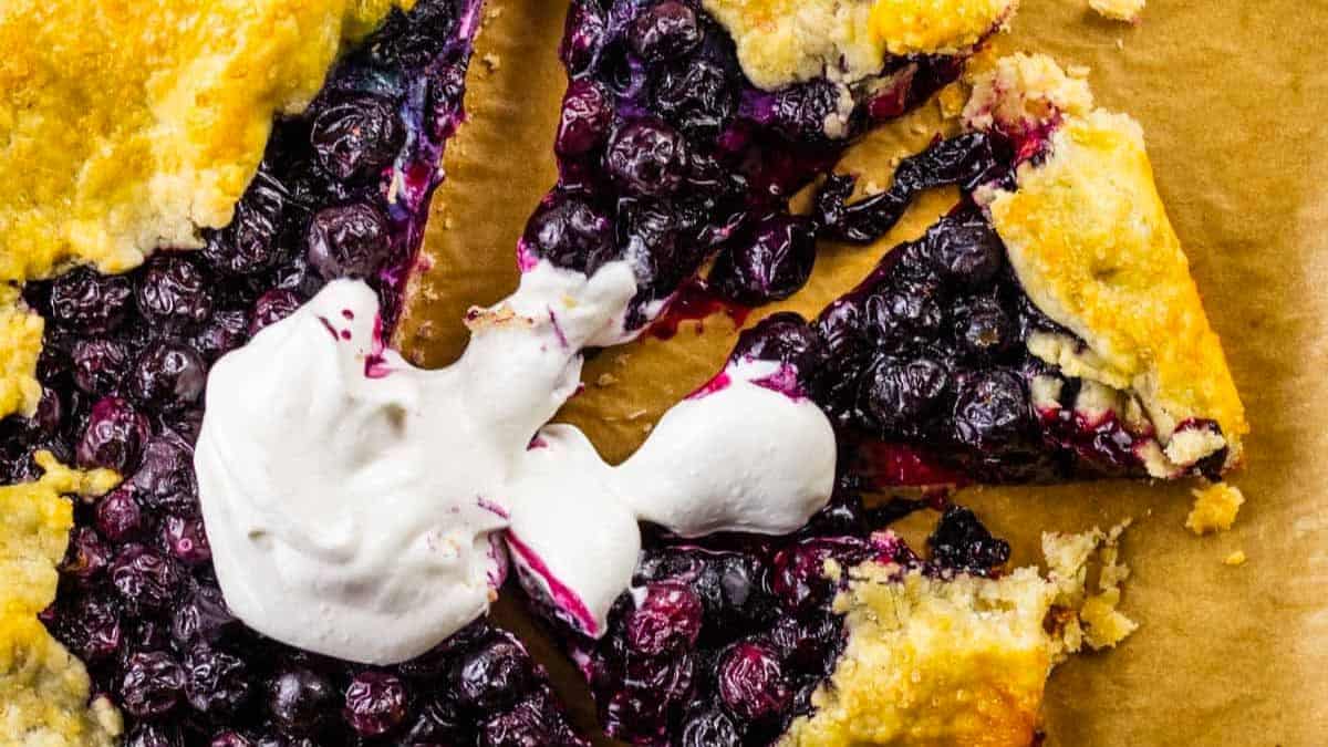 Recette de crostata italienne aux myrtilles