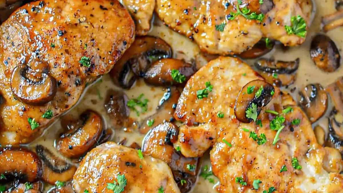 Poulet Marsala.