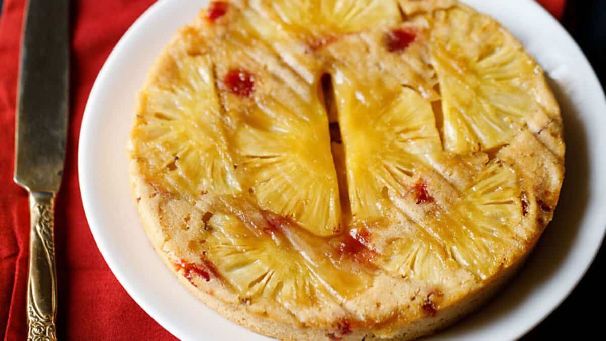 Gâteau Renversé à l'Ananas.