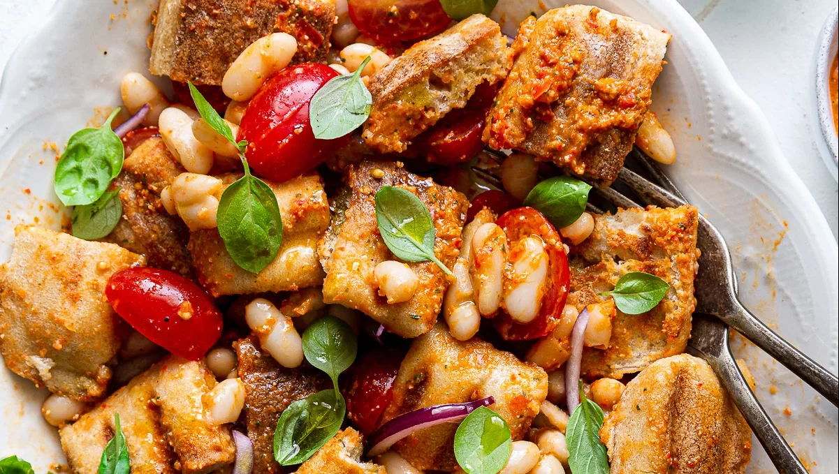 Panzanella aux haricots blancs