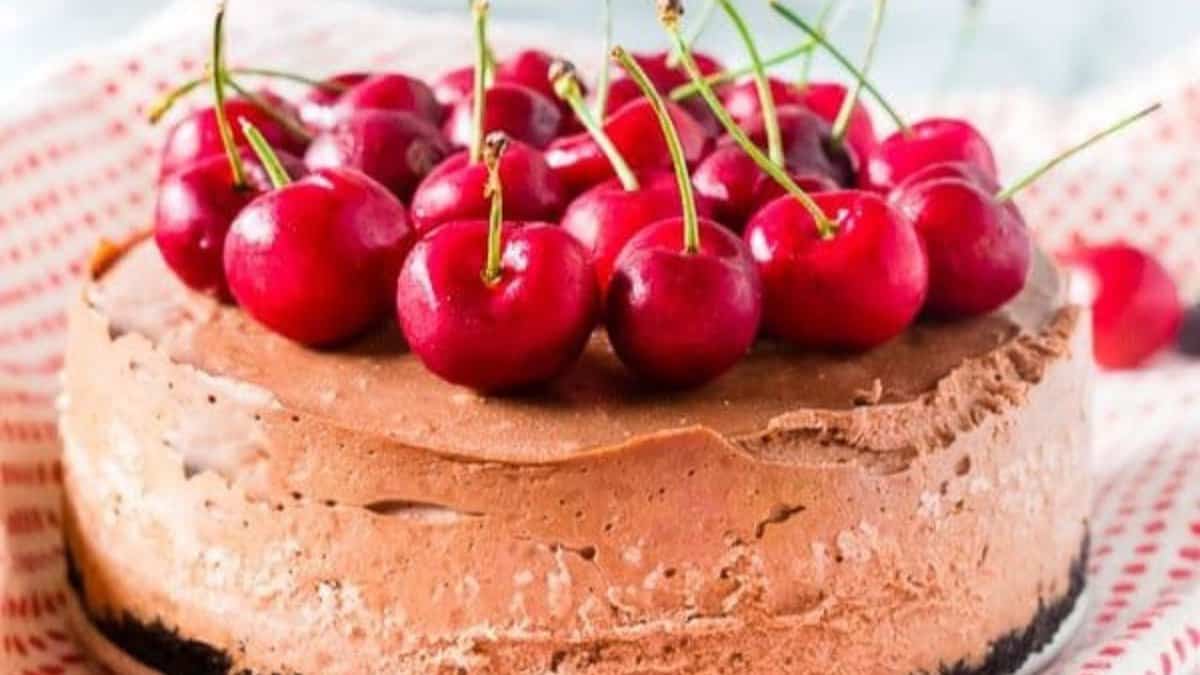 CHEESECAKE CHOCOLAT CERISE À L'AUTOCUISEUR.