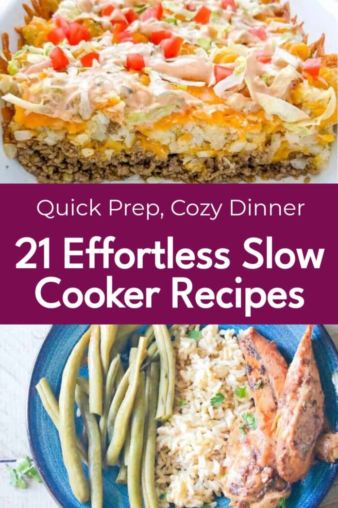 21 Effortless Slow Cooker Meals You Can Just Dump and Forget