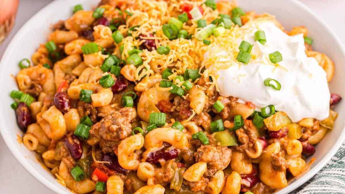 Chili Mac à l'Instant Pot.