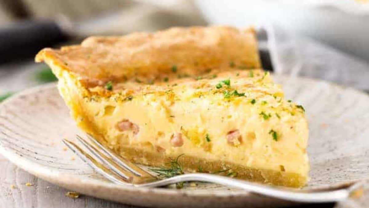 Quiche au jambon et au fromage suisse