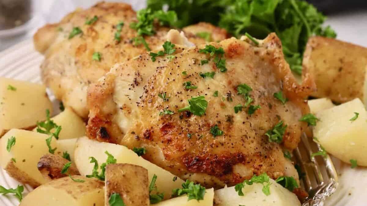 Cuisses de Poulet Crispy au Crockpot.