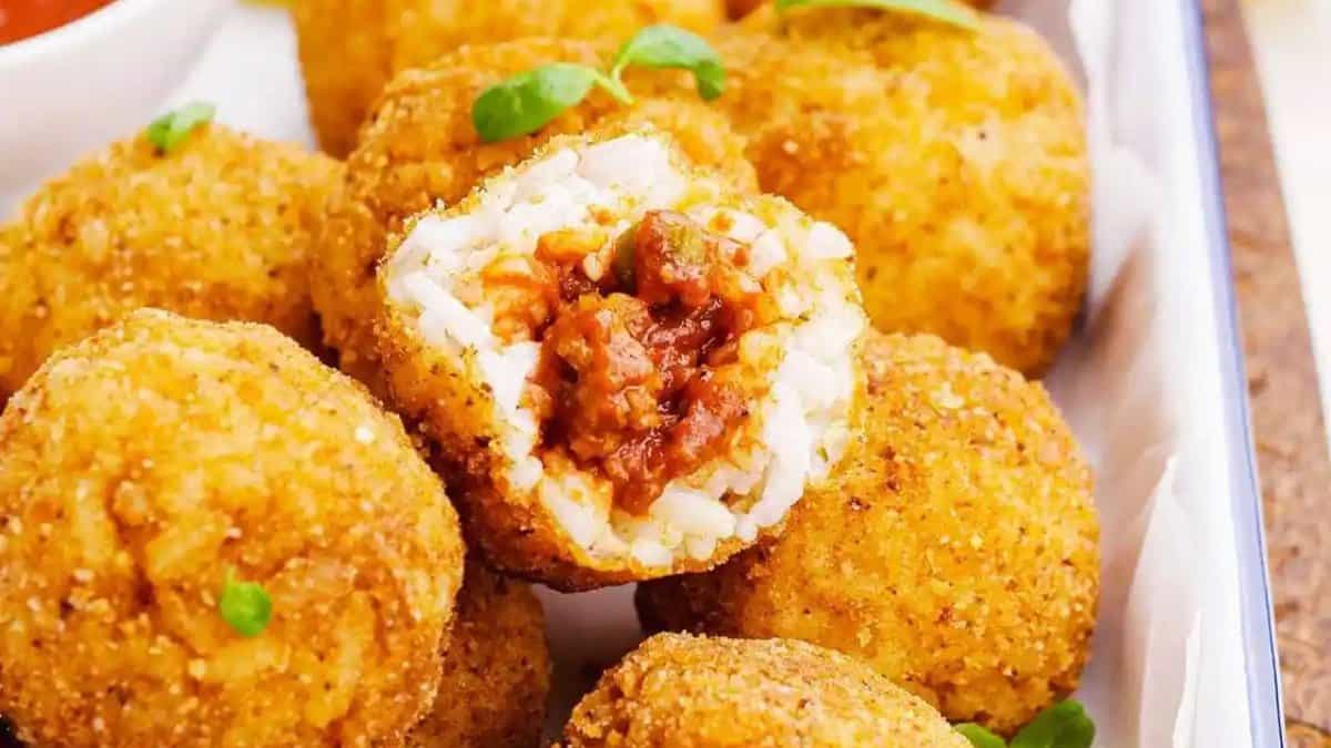 Recette de Boule de Riz (Arancini).