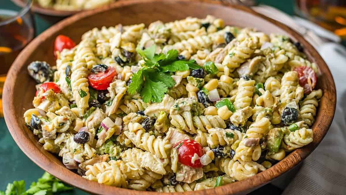 Salade de Pâtes au Poulet Tex Mex