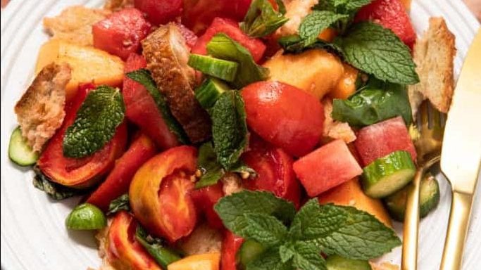 Panzanella de Pastèque.
