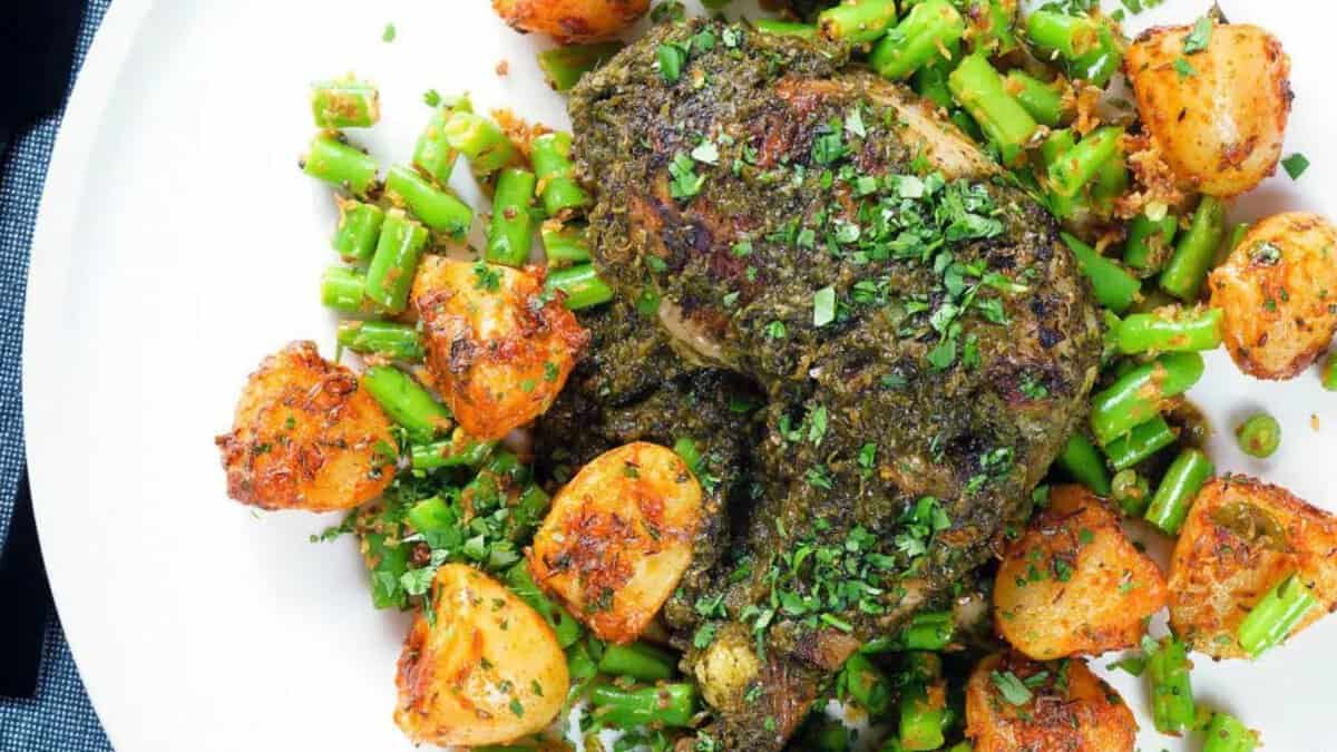 Poulet Goan (Galinha) Cafreal.