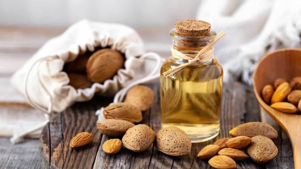 Amandes et extrait d'amande.