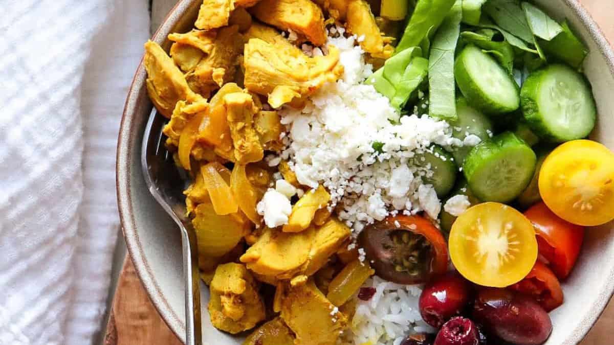 Poulet shawarma en crockpot.