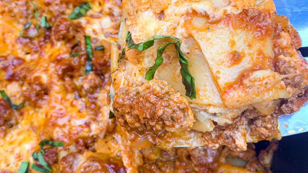 Lasagne en faitout.