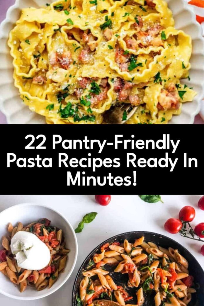25 Easy Pasta Dishes With a Handful of Ingredients