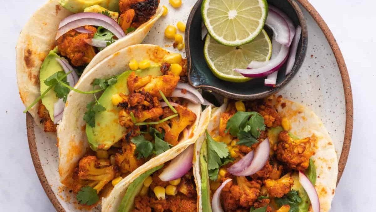 Tacos de chou-fleur Gochujang vegan
