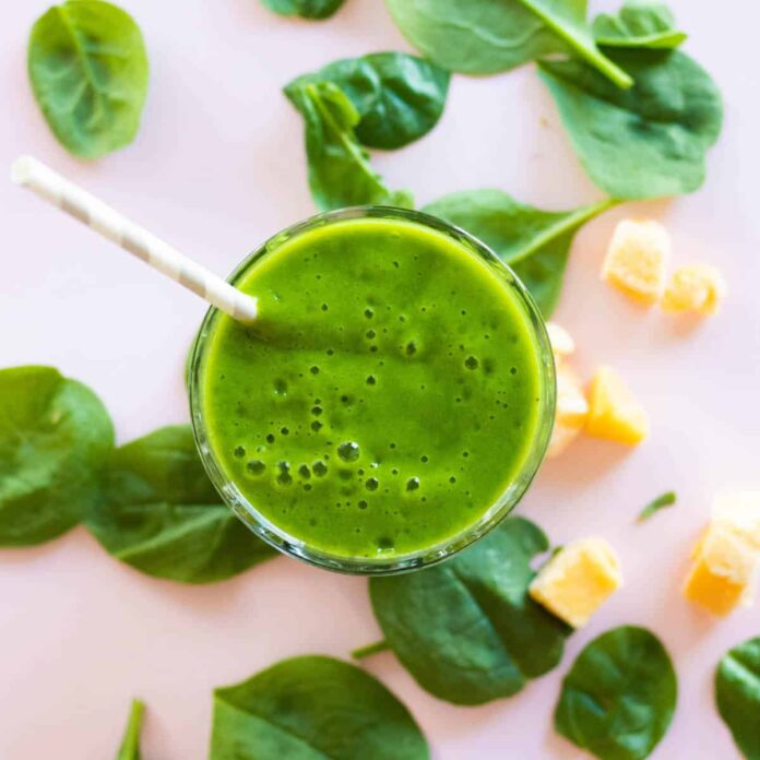 Mango Spinach Smoothie - always use butter