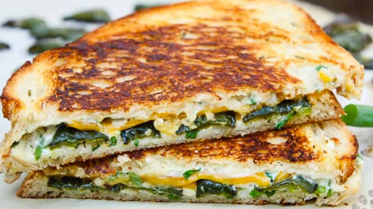 Sandwich au fromage grillé Jalapeño Popper.