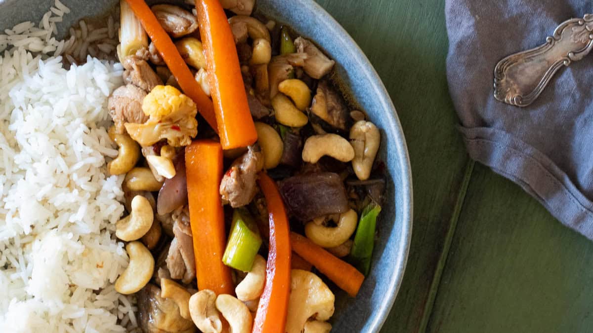 Poulet aux noix de cajou thaï.