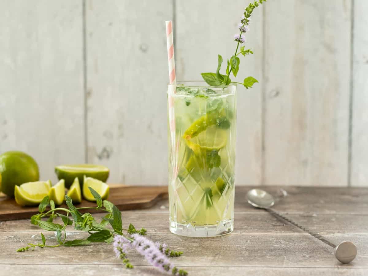 Mojito mocktail.
