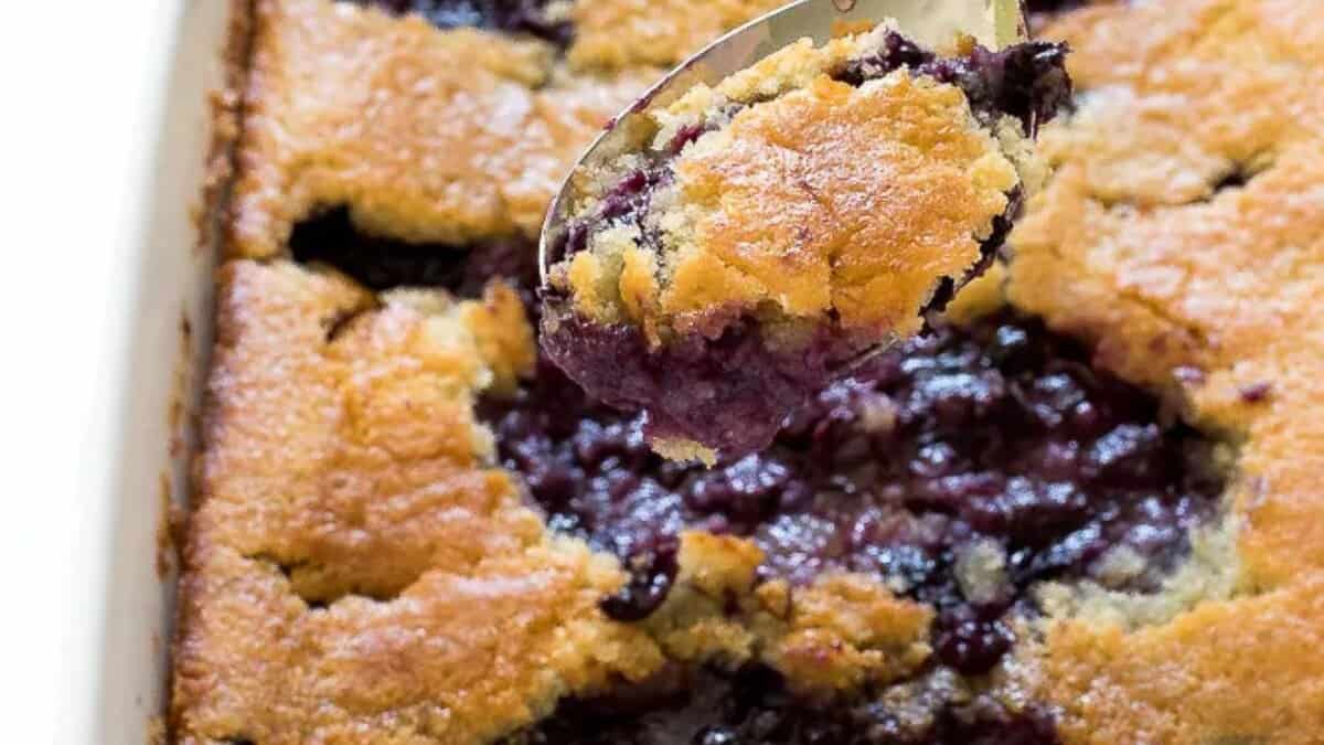 Cobbler aux Myrtilles du Sud.