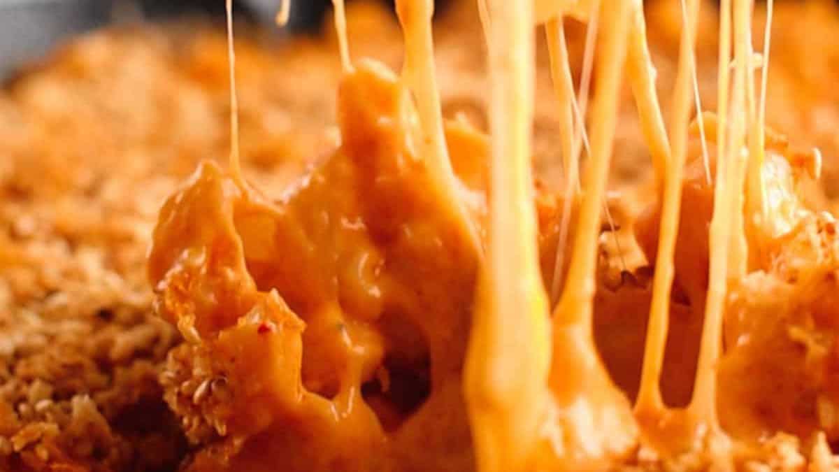 Macaroni au fromage Kimchi.