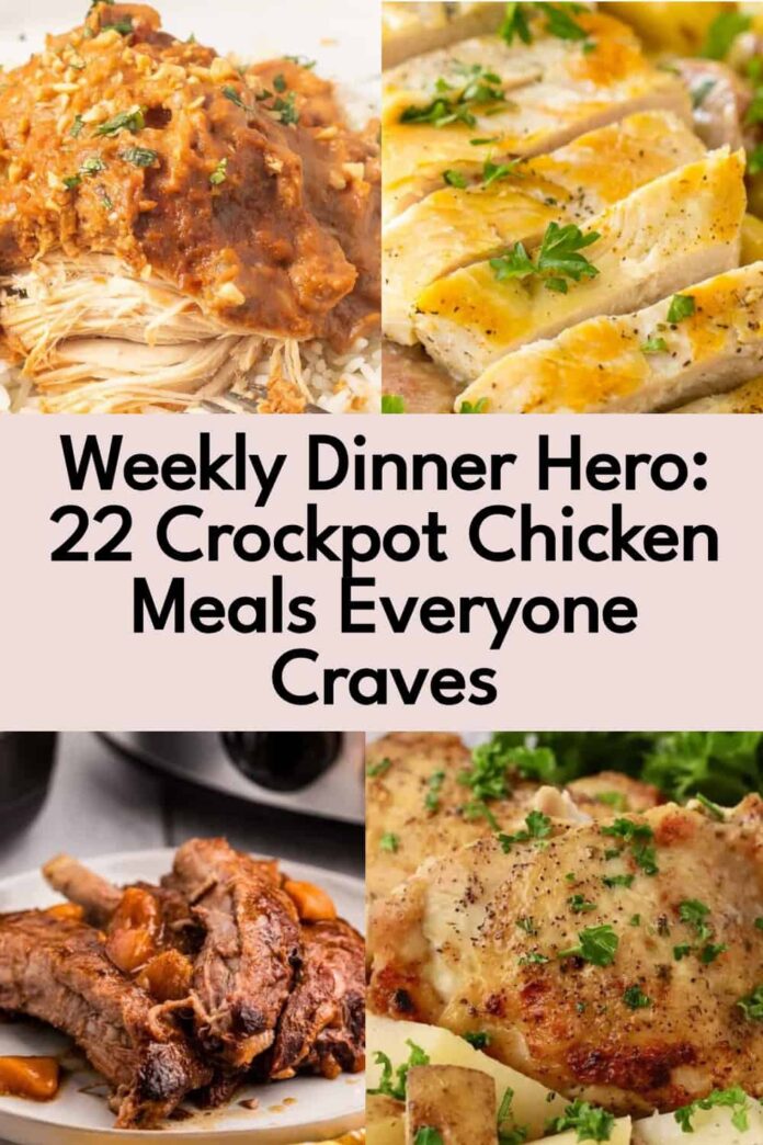 22 Crockpot Chicken Dinners We Crave Every Week