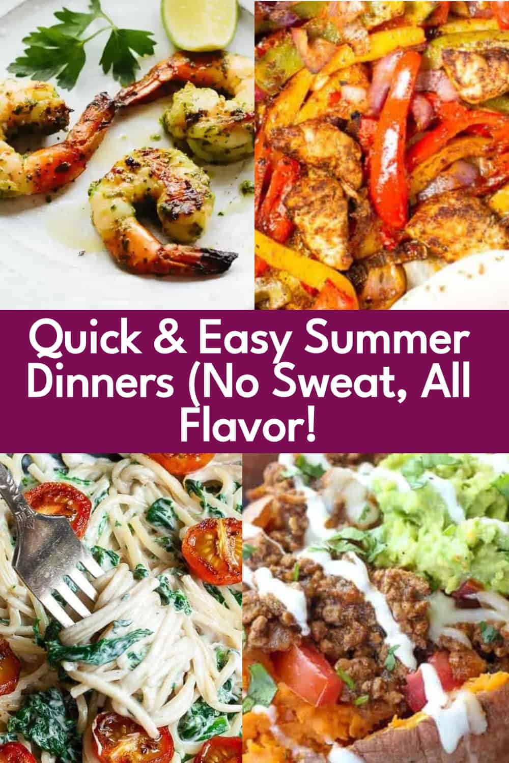 24 Dîners d'Été Simples que Toute la Famille Appréciera 24 Lazy Summer Dinners Your Whole Family Will Love