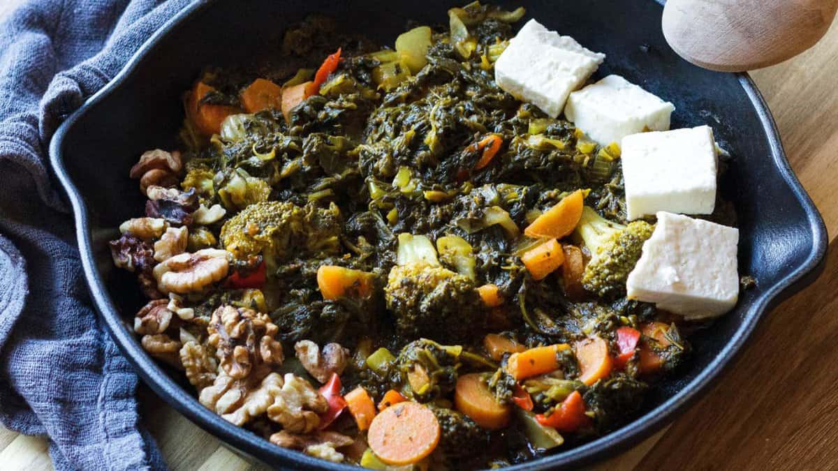 Poêlée Épinards et Brocoli.