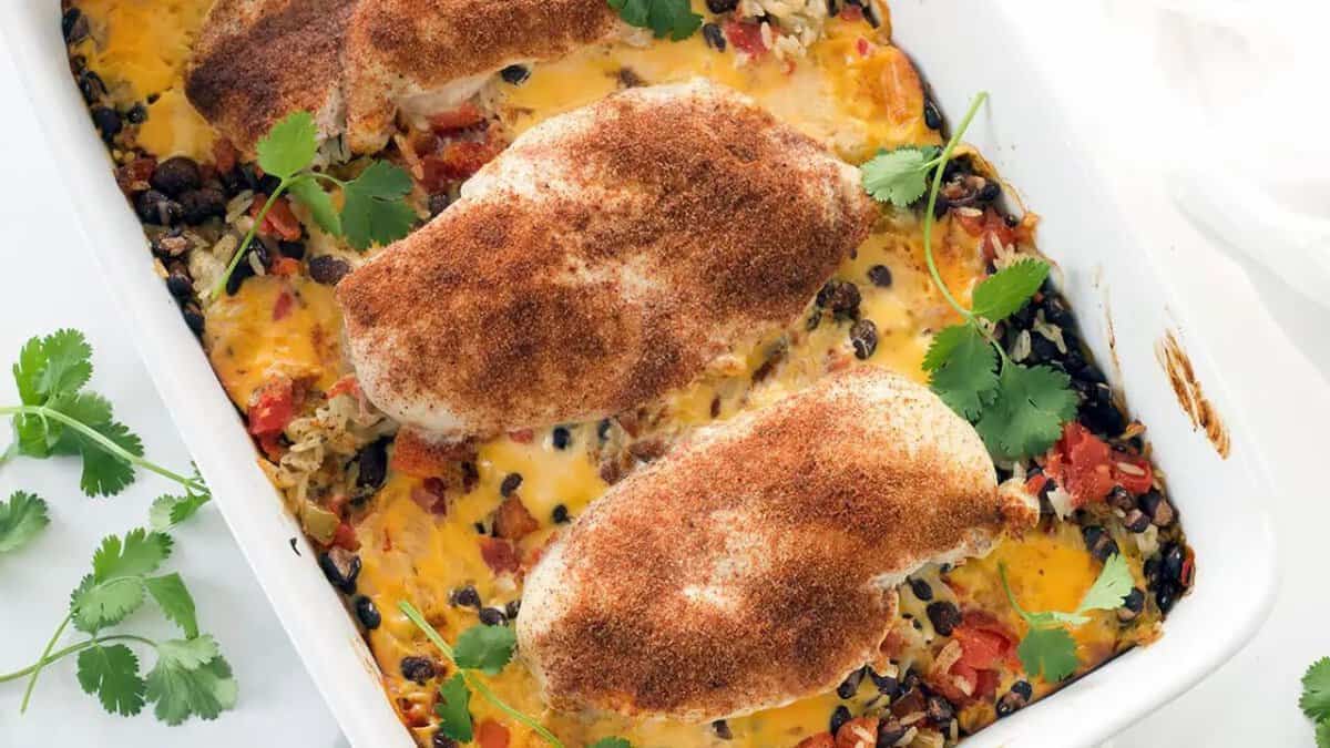 Poulet Queso et Riz.
