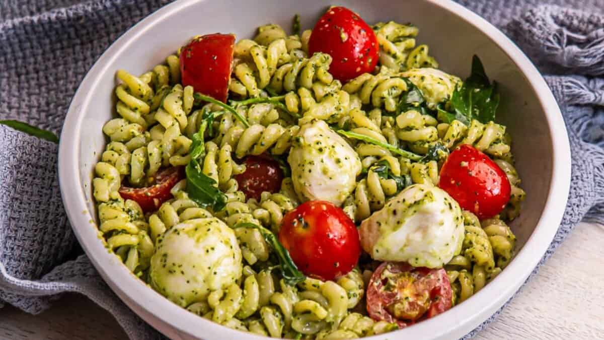 Salade de Pâtes au Pesto.