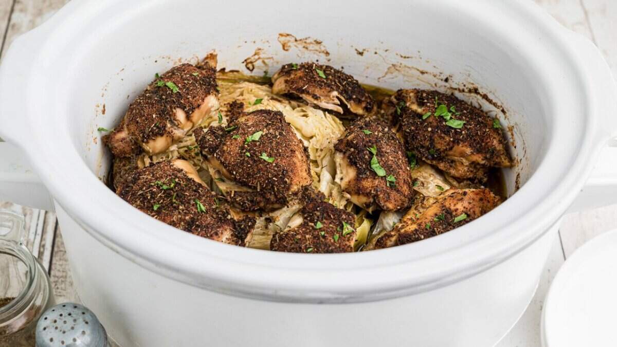 Poulet et Chou en Cocotte.