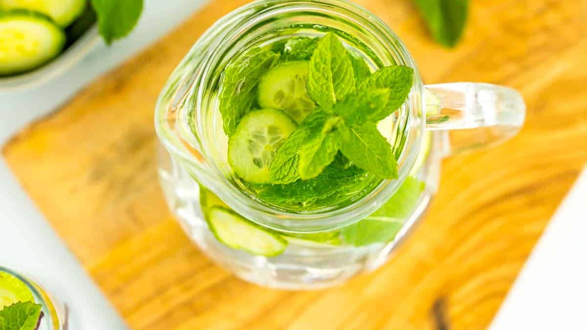 Eau de Concombre et Menthe