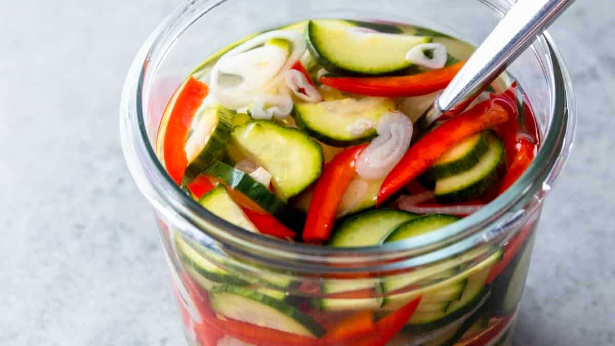 Concombres Marinés à la Thaï