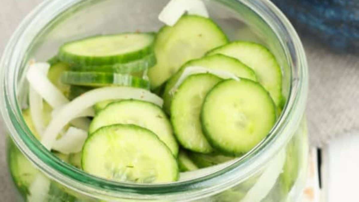Salade de Concombre et Oignon