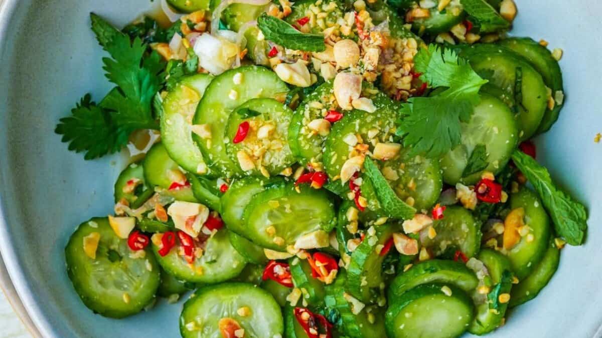 Salade de Concombre Thaï.