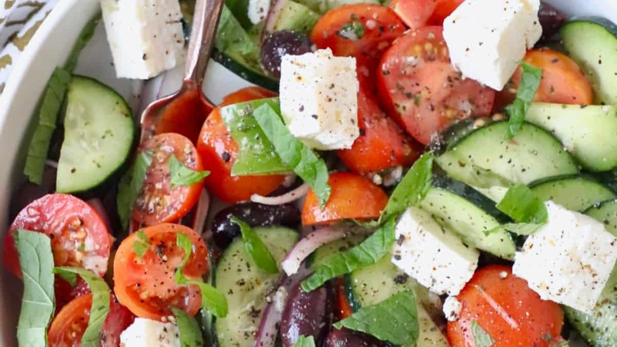 Salade Grecque au Concombre