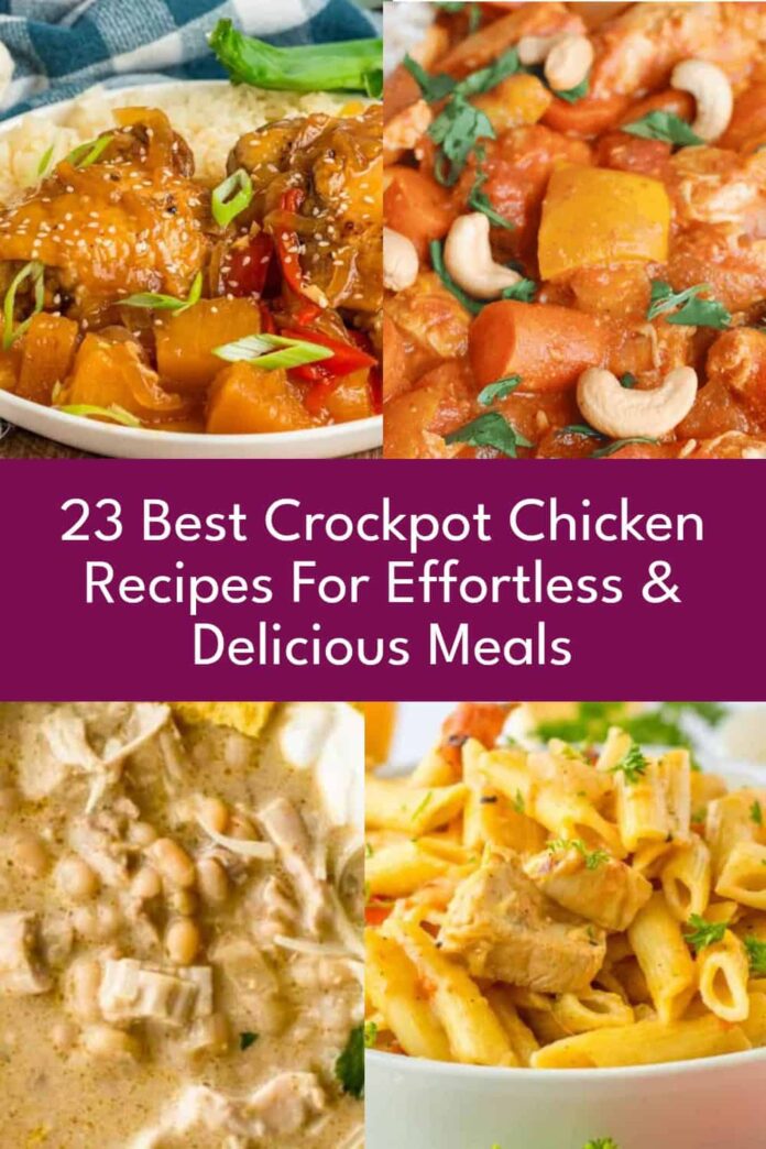 23 Easy Crockpot Chicken Dinners for Hands-Off Weeknights
