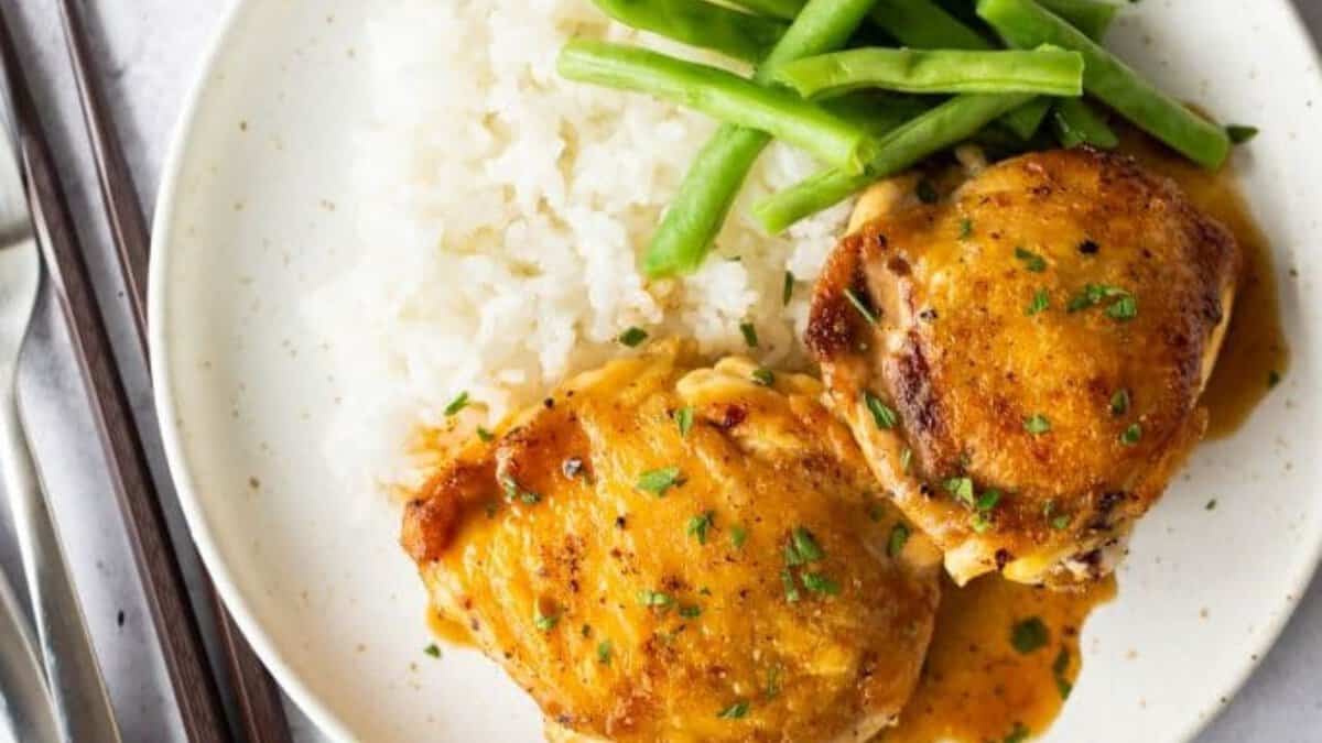 Cuisse de poulet croustillante.