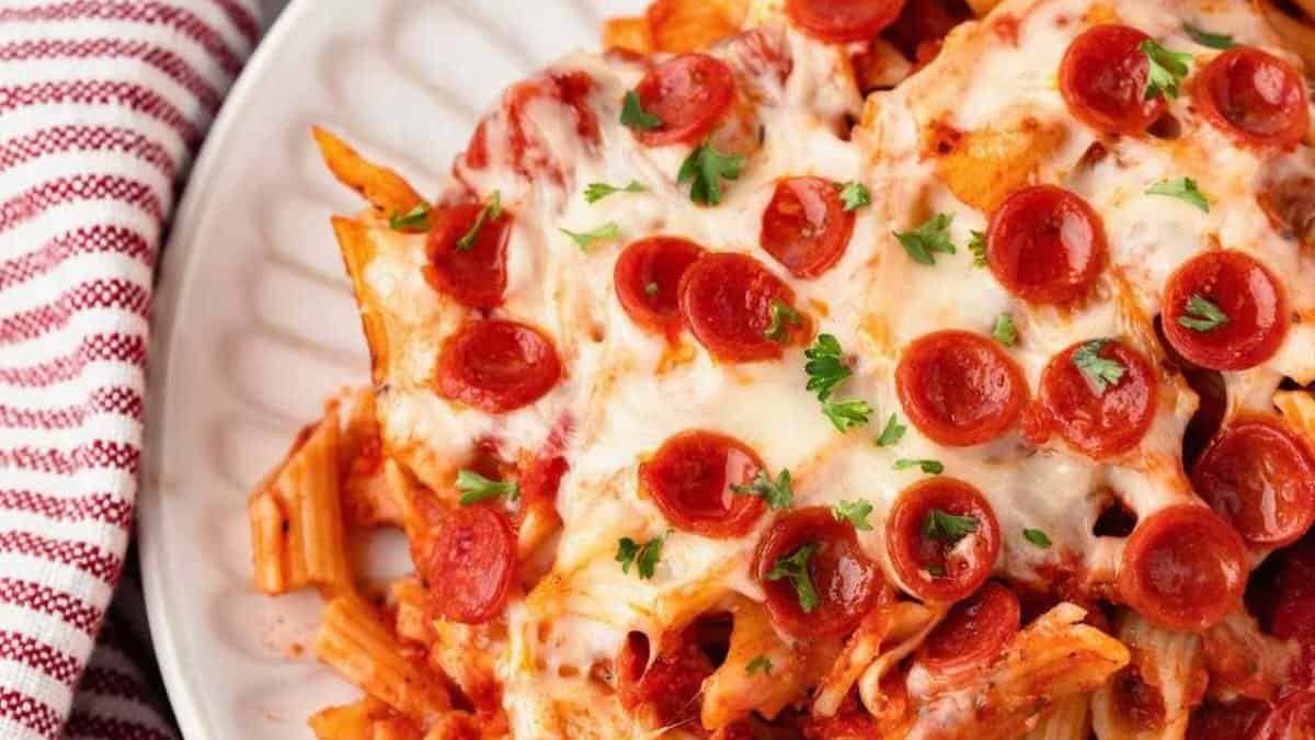 Casserole de pizza.