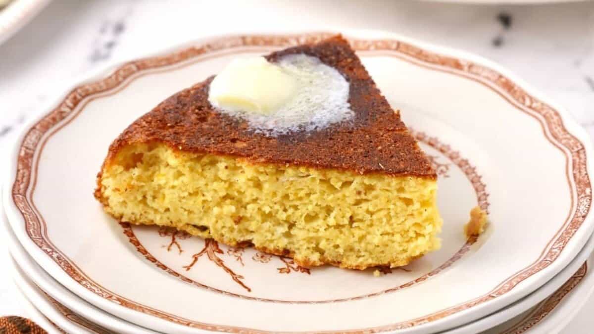 Pain de maïs du Sud avec lait ribot.