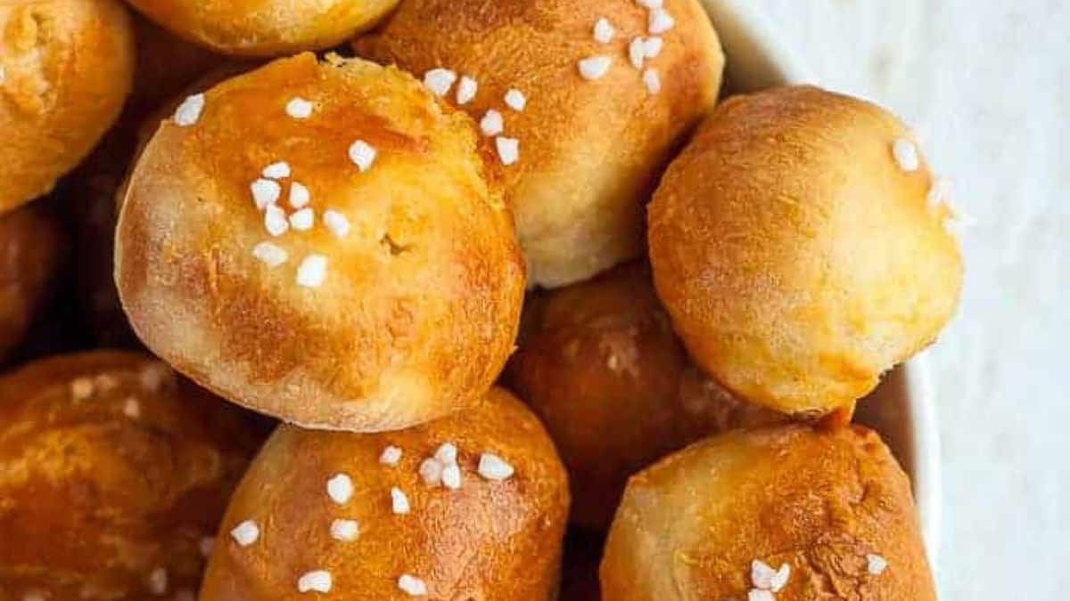 Bouchées de bretzel.