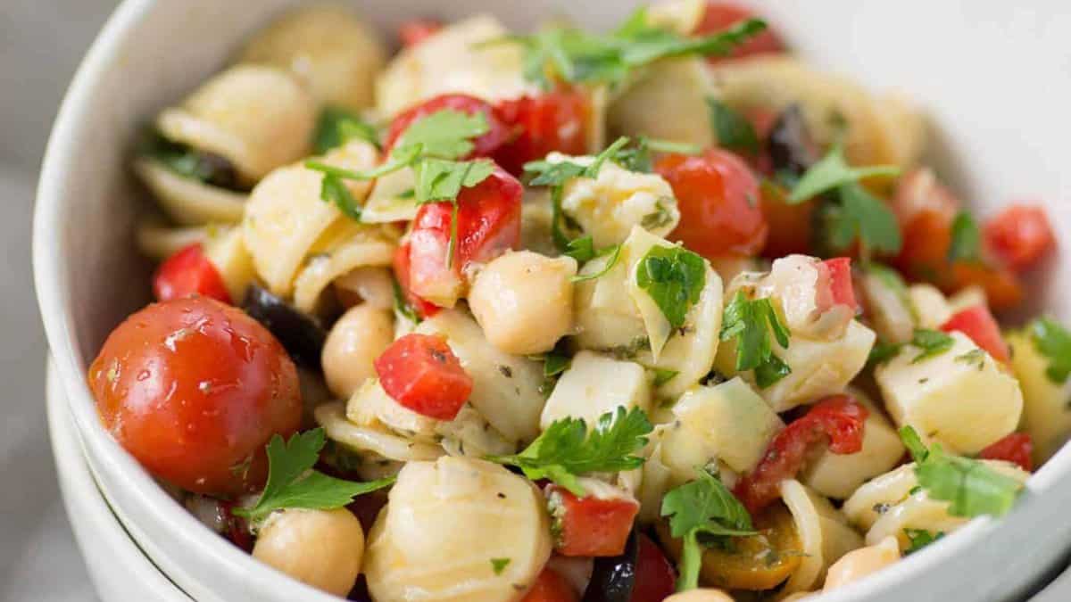 Salade de Pâtes Italiennes Hachées.