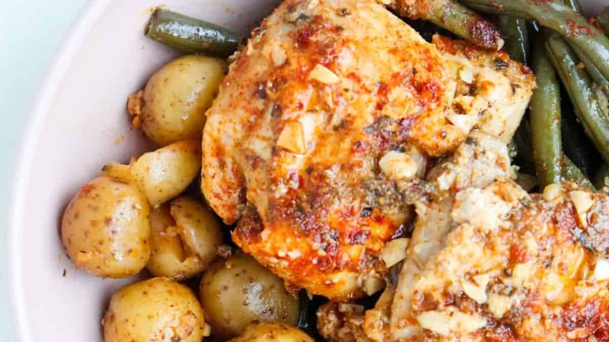 Poulet parmesan ail à la mijoteuse.