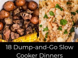 18 Recettes de Dîners Faciles au Multicuiseur à Essayer 18 Easy Slow Cooker Dinners You Just Dump and Cook